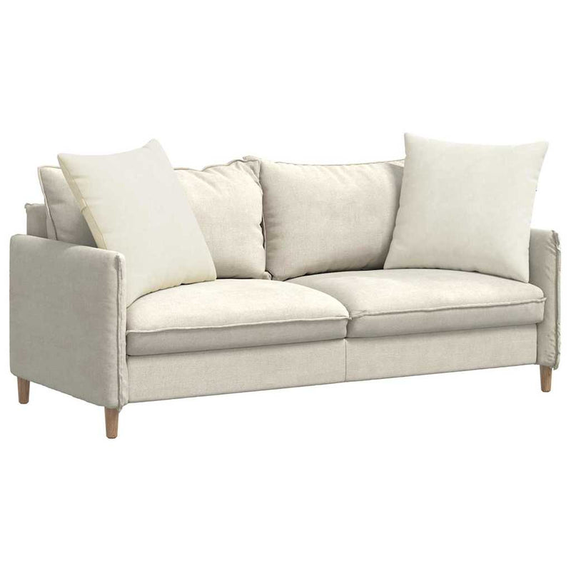 Load image into Gallery viewer, Vidaxl sofa kussens 2 stuks crème 60 x 60 cm cordstof