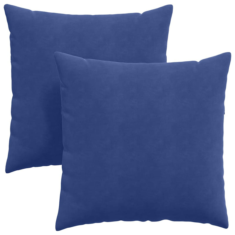 Load image into Gallery viewer, Vidaxl sofa kussens 2 stuks politieblauw 60 x 60 cm cordstof
