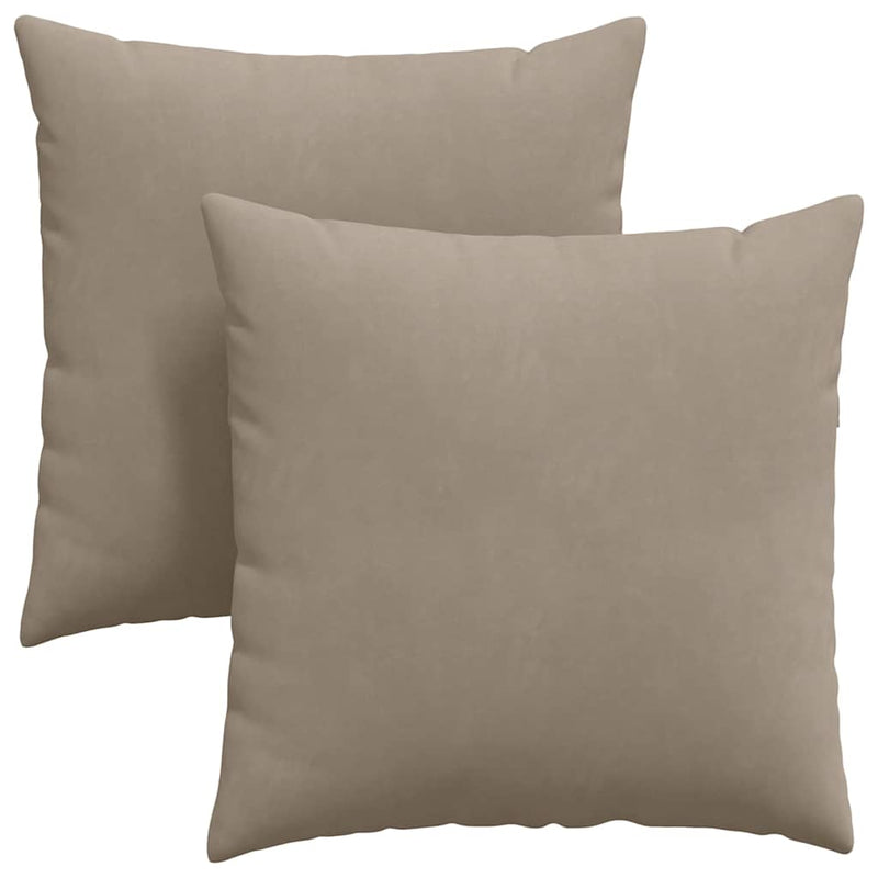 Load image into Gallery viewer, Vidaxl sofa kussens 2 stuks taupe 60 x 60 cm stof