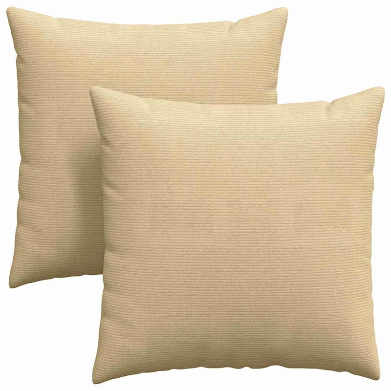 Load image into Gallery viewer, Vidaxl sofa kussens 2 stuks grijs groen 60 x 60 cm cordstof