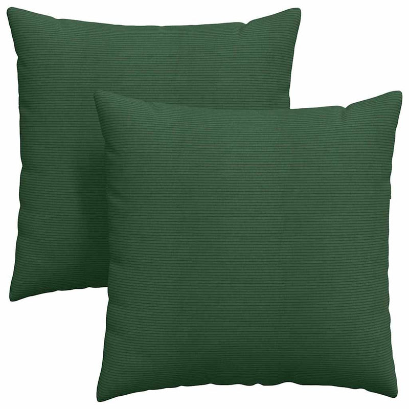 Load image into Gallery viewer, Vidaxl sofa kussens 2 stuks donkergroen 60 x 60 cm cordstof