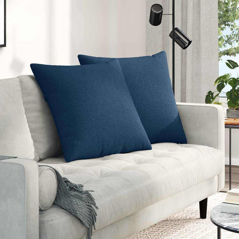 Load image into Gallery viewer, Vidaxl sofa kussens 2 pcs blauw 80 x 80 cm stof