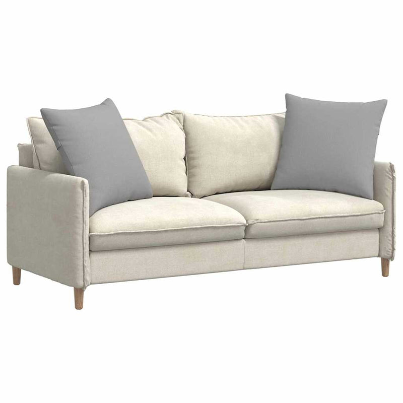 Load image into Gallery viewer, Vidaxl sofa kussens 2 pcs wolkengrijs 80 x 80 cm stof