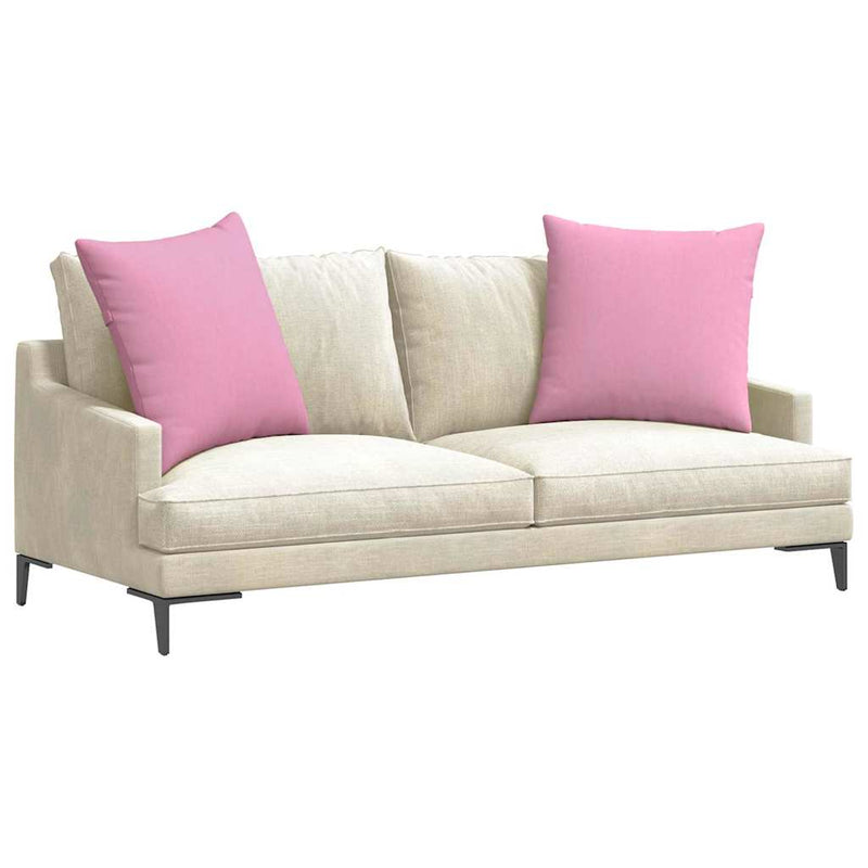 Load image into Gallery viewer, Vidaxl sofa kussens 2 pcs roze 80 x 80 cm stof