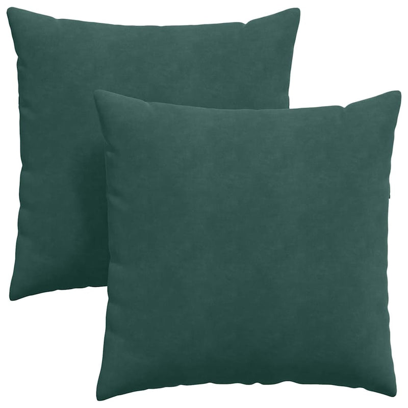 Load image into Gallery viewer, Vidaxl sofa kussens 2 stuks donkergroen 80 x 80 cm cordstof