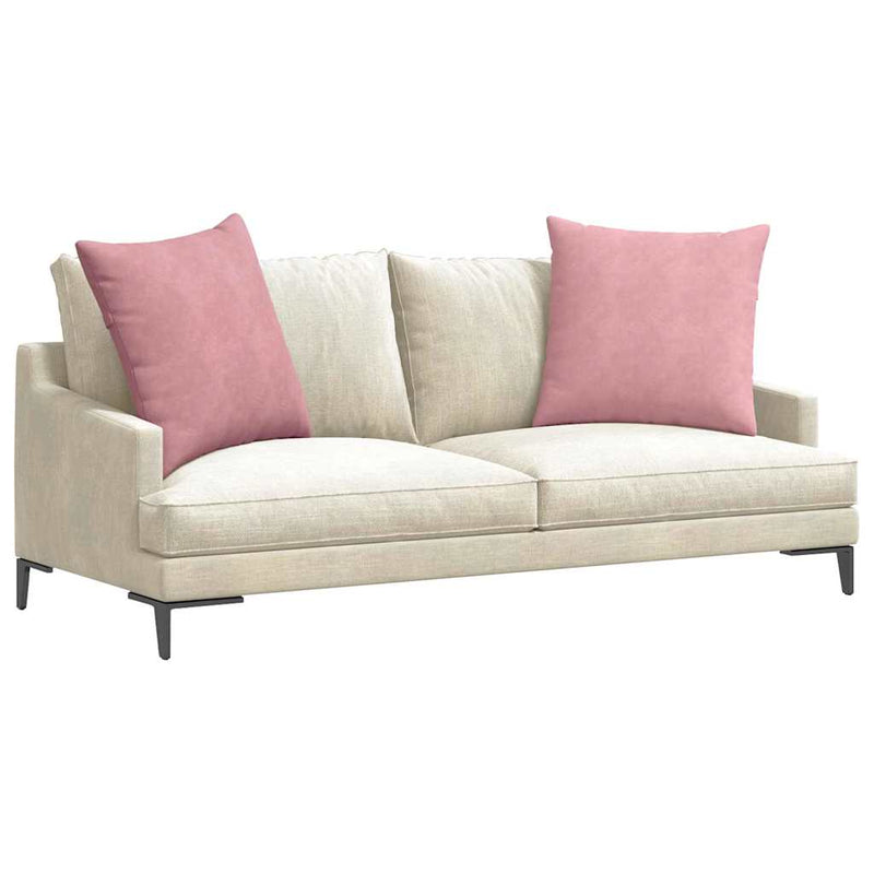Load image into Gallery viewer, Vidaxl sofa kussens 2 stuks roze 80 x 80 cm cordstof