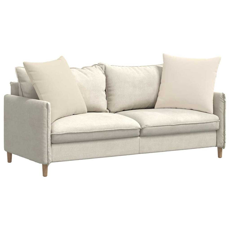Load image into Gallery viewer, Vidaxl sofa kussens 2 stuks beige 80 x 80 cm stof
