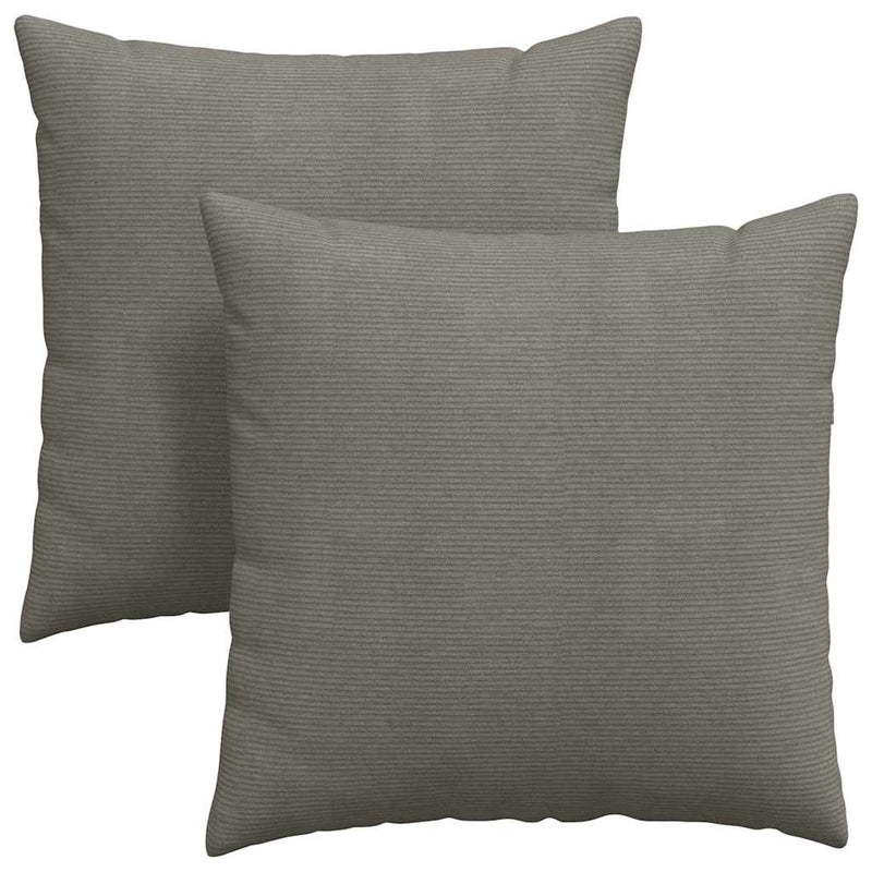 Load image into Gallery viewer, Vidaxl sofa kussens 2 stuks lichtgrijs 80 x 80 cm cordstof