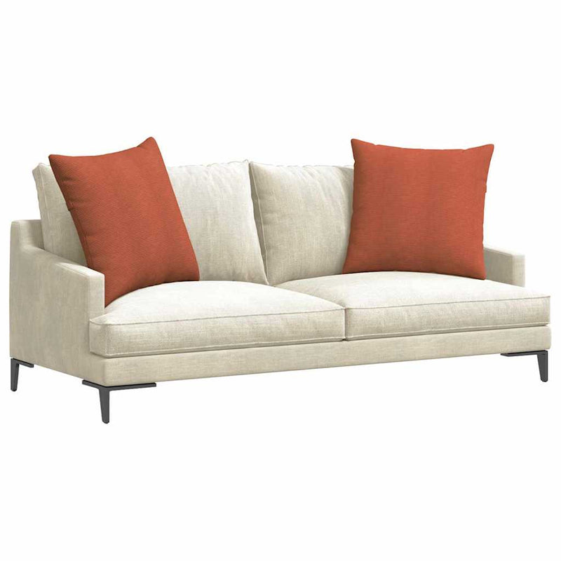 Load image into Gallery viewer, Vidaxl sofa kussens 2 stuks rood-oranje 80 x 80 cm cordstof