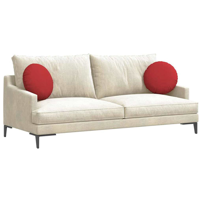 Load image into Gallery viewer, Vidaxl zitkussens 2 pcs rood ø40 x 13 cm stof