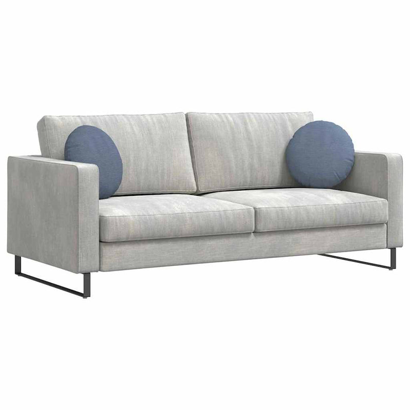 Load image into Gallery viewer, Vidaxl zitkussens 2 pcs blauw ø 40 cm katoen stof