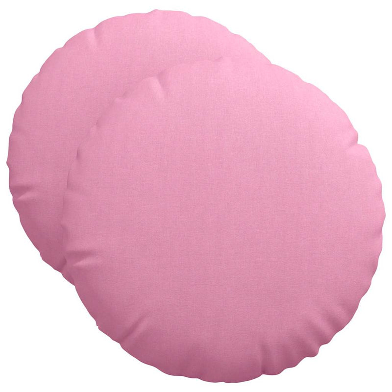 Load image into Gallery viewer, Vidaxl zitkussens 2 pcs roze ø50 x 19 cm stof