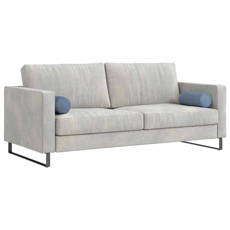 Load image into Gallery viewer, Vidaxl bolster kussens 2 stuks blauw ø 15 x 40 cm cordstof