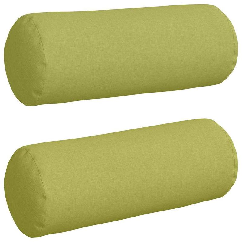 Load image into Gallery viewer, Vidaxl bolster kussens 2 stuks lichtgroen ø 25 x 70 cm stof