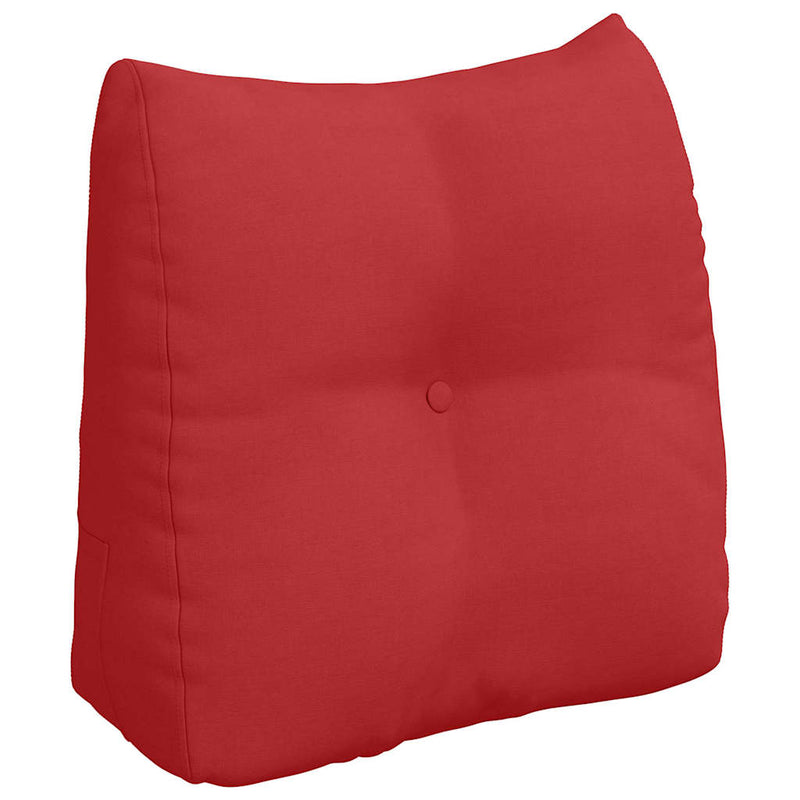 Load image into Gallery viewer, Vidaxl rugkussen rood 45 x 24 x 50 cm stof