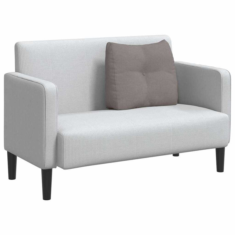 Load image into Gallery viewer, Vidaxl rugkussen taupe 60 x 24 x 50 cm stof