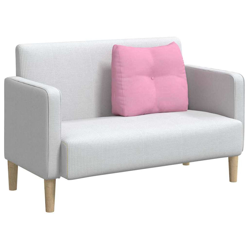 Load image into Gallery viewer, Vidaxl rugkussen roze 60 x 24 x 50 cm stof