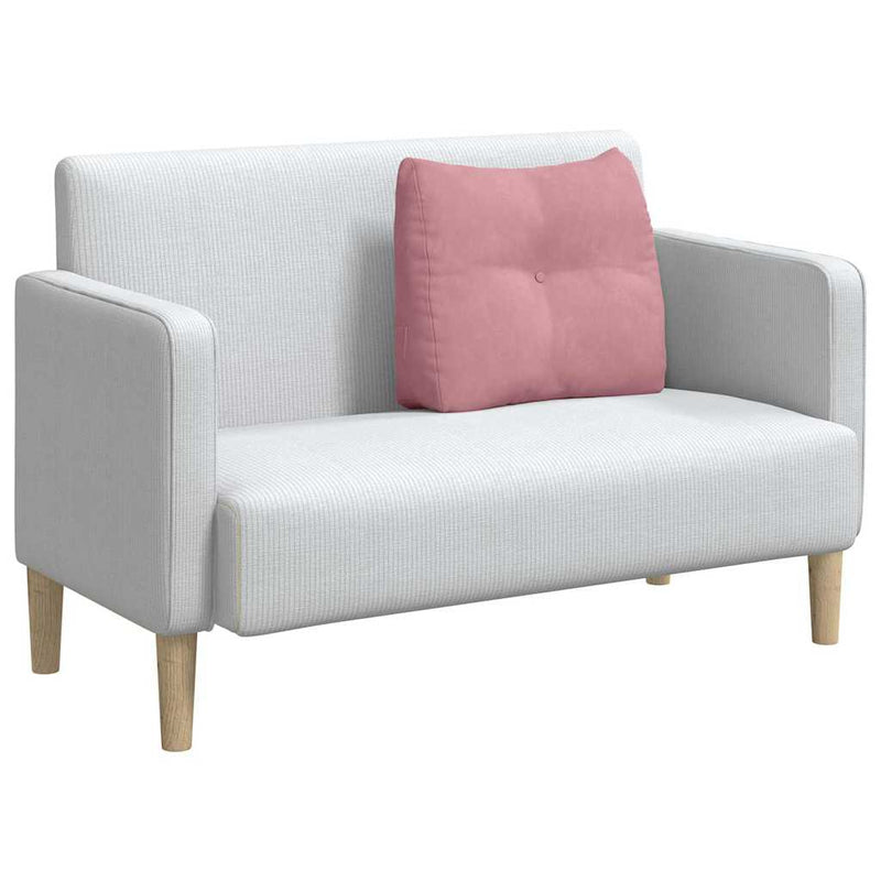 Load image into Gallery viewer, Vidaxl rugkussen roze 60 x 24 x 50 cm fluweel