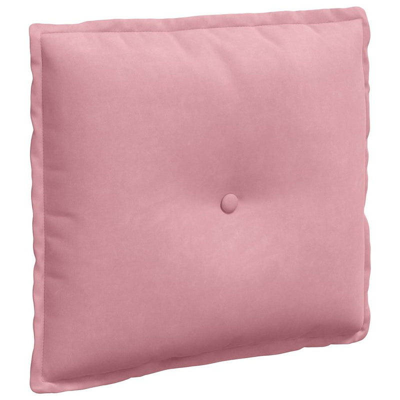 Load image into Gallery viewer, Vidaxl rugkussen roze 50 x 45 cm cordstof