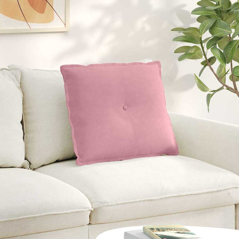 Load image into Gallery viewer, Vidaxl rugkussen roze 60 x 50 cm cordstof