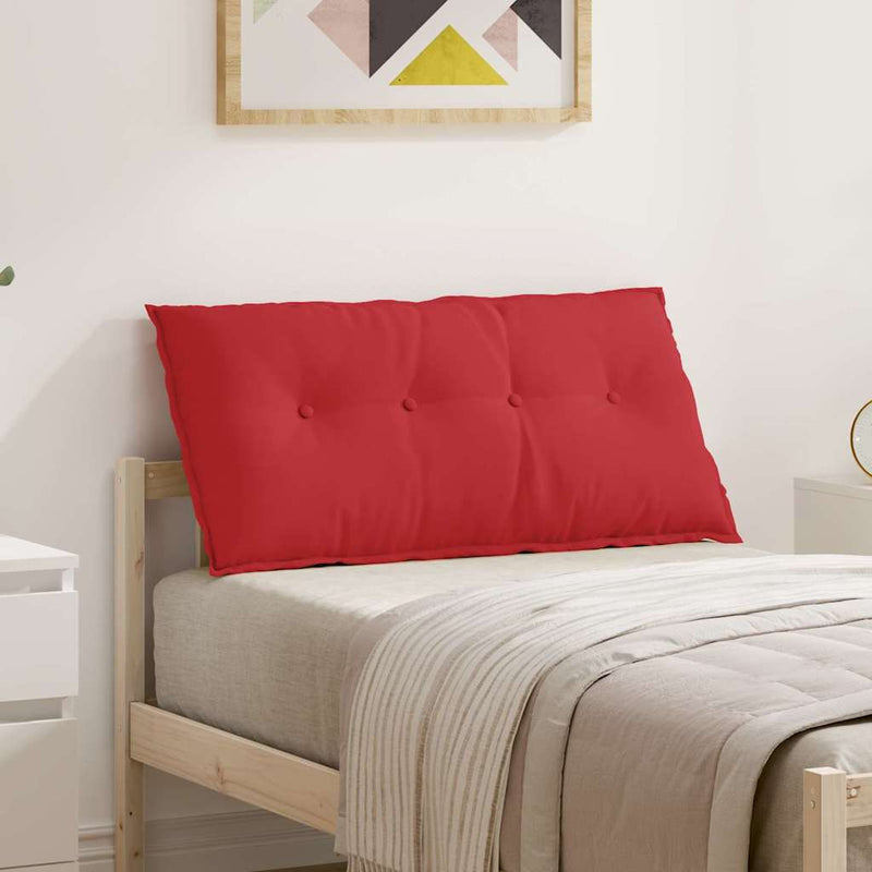 Load image into Gallery viewer, Vidaxl rugkussen rood 100 x 19 x 50 cm stof