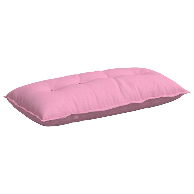 Load image into Gallery viewer, Vidaxl rugkussen roze 100 x 19 x 50 cm stof