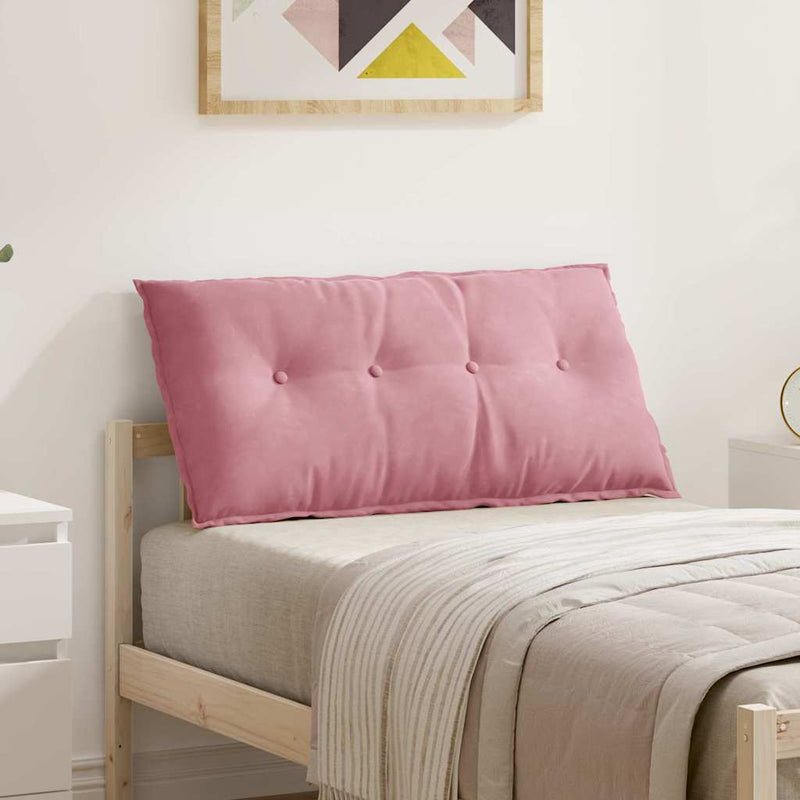 Load image into Gallery viewer, Vidaxl rugkussen roze 100 x 50 cm cordstof