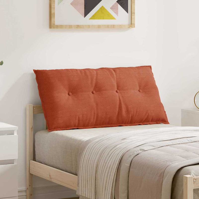 Load image into Gallery viewer, Vidaxl rugkussen rood-oranje 100 x 50 cm cordstof