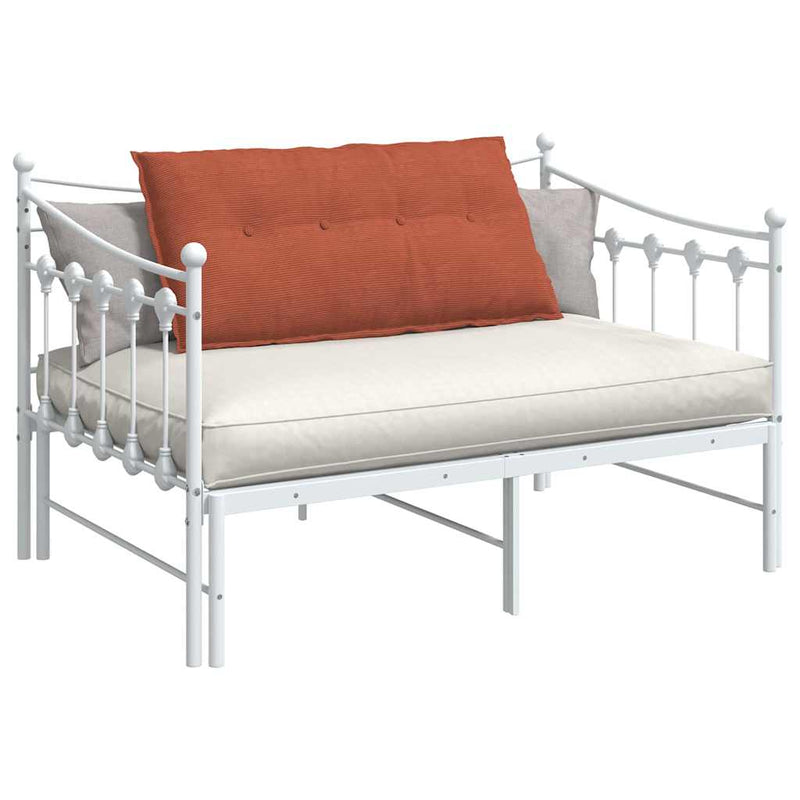 Load image into Gallery viewer, Vidaxl rugkussen rood-oranje 100 x 50 cm cordstof