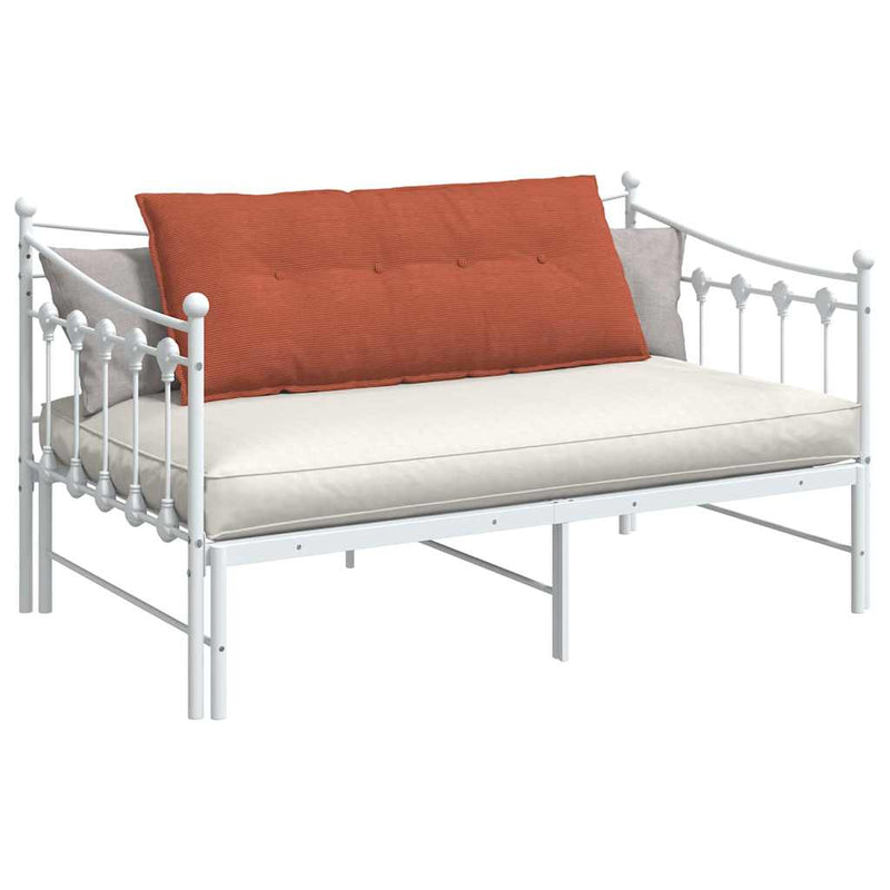 Load image into Gallery viewer, Vidaxl rugkussen rood-oranje 120 x 50 cm cordstof