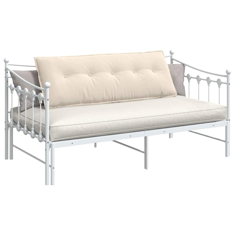 Load image into Gallery viewer, Vidaxl rugkussen beige 140 x 50 cm microvezel stof