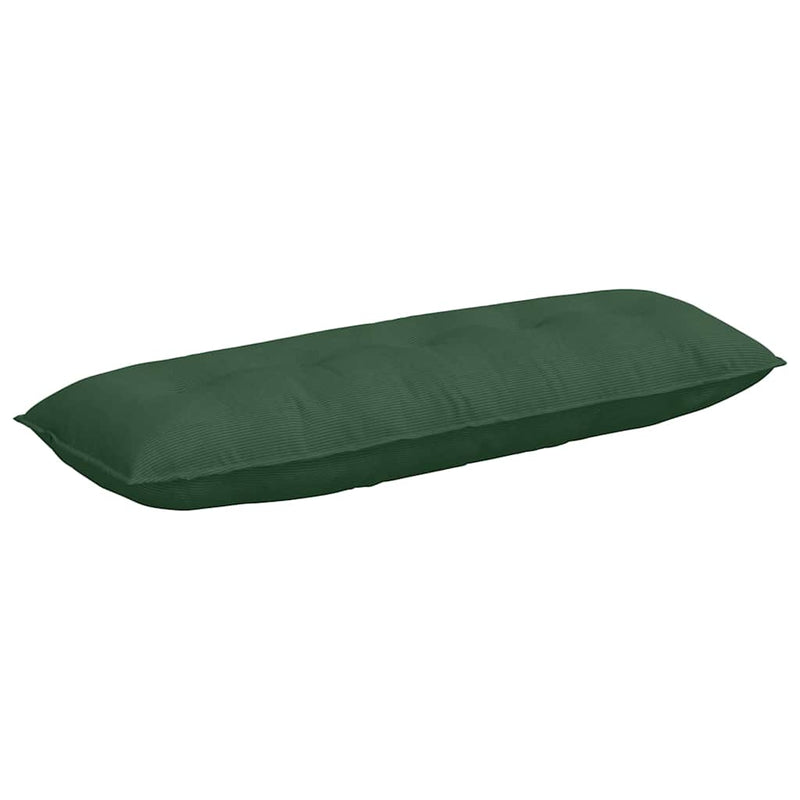 Load image into Gallery viewer, Vidaxl rugkussen jungle groen 140 x 50 cm cordstof