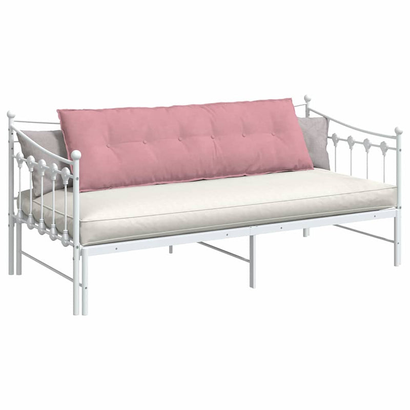 Load image into Gallery viewer, Vidaxl rugkussen roze 160 x 50 cm cordstof
