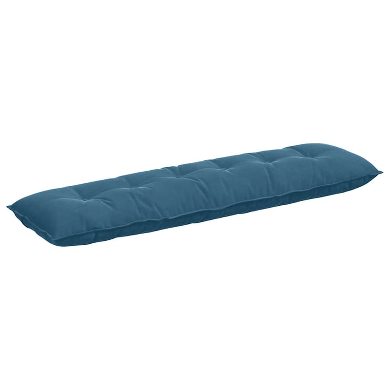 Load image into Gallery viewer, Vidaxl rugkussen blauw 180 x 50 cm cordstof
