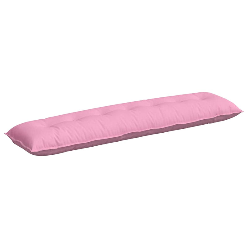 Load image into Gallery viewer, Vidaxl rugkussen roze 200 x 19 x 50 cm stof