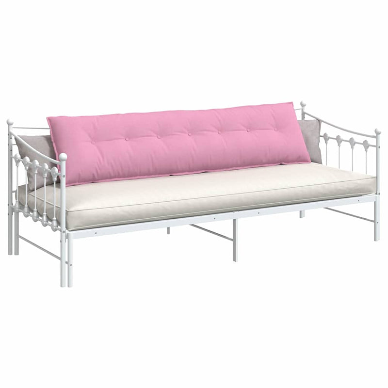 Load image into Gallery viewer, Vidaxl rugkussen roze 200 x 19 x 50 cm stof