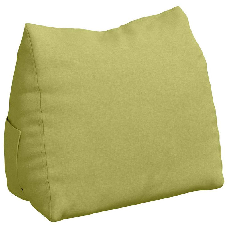 Load image into Gallery viewer, Vidaxl rugkussen lichtgroen 60 x 20 x 50 cm stof