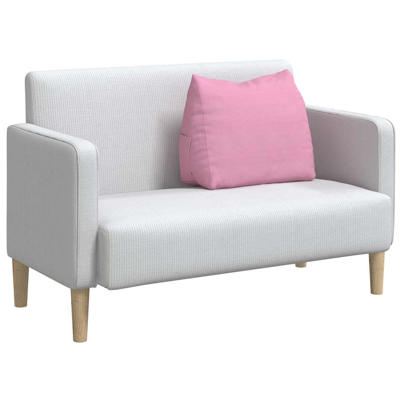 Load image into Gallery viewer, Vidaxl rugkussen roze 60 x 20 x 50 cm stof