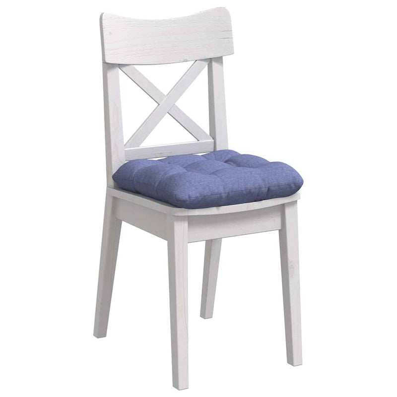 Load image into Gallery viewer, Vidaxl zitkussens 4 pcs jeans blauw 45 x 45 x 12 cm stof