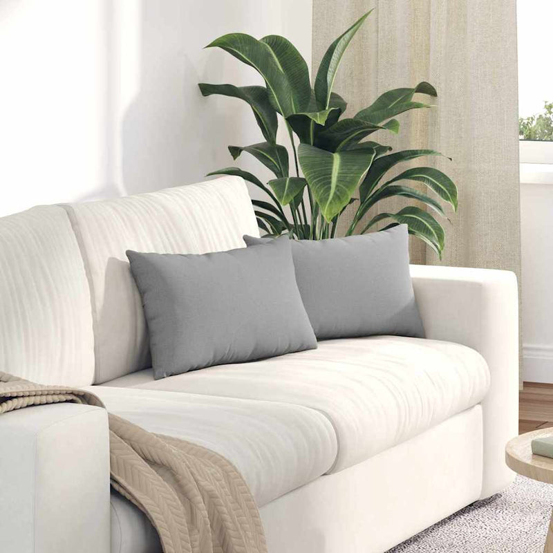 Load image into Gallery viewer, Vidaxl sofa kussens 2 pcs wolkengrijs 50 x 30 cm stof