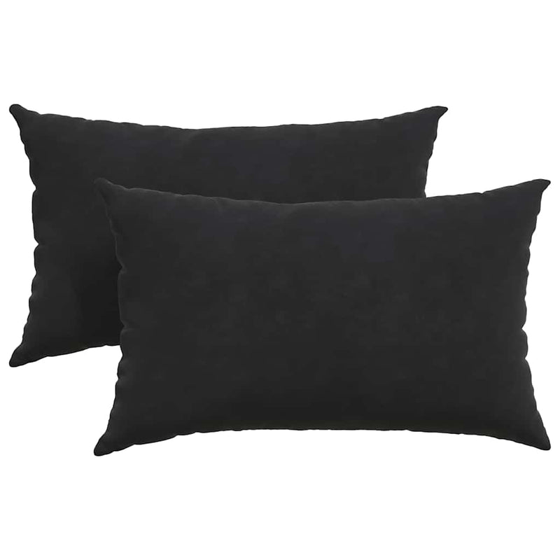 Load image into Gallery viewer, Vidaxl sofa kussens 2 stuks zwart 50 x 30 cm cordstof