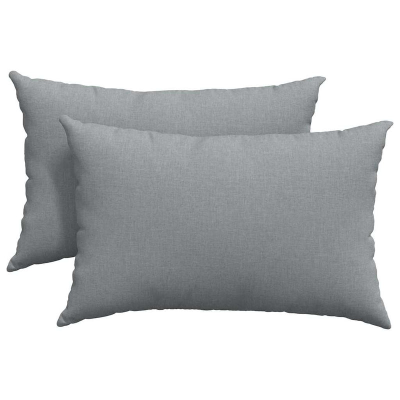 Load image into Gallery viewer, Vidaxl sofa kussens 2 pcs lichtgrijs 60 x 40 cm stof