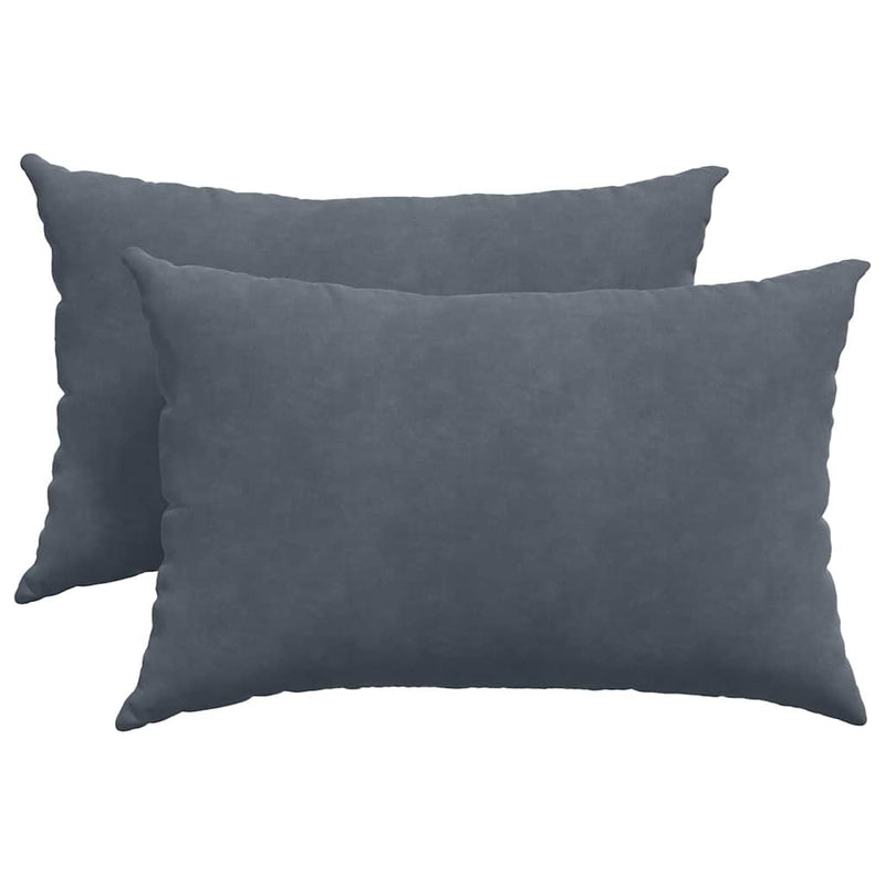 Load image into Gallery viewer, Vidaxl sofa kussens 2 stuks donkergrijs 60 x 40 cm cordstof