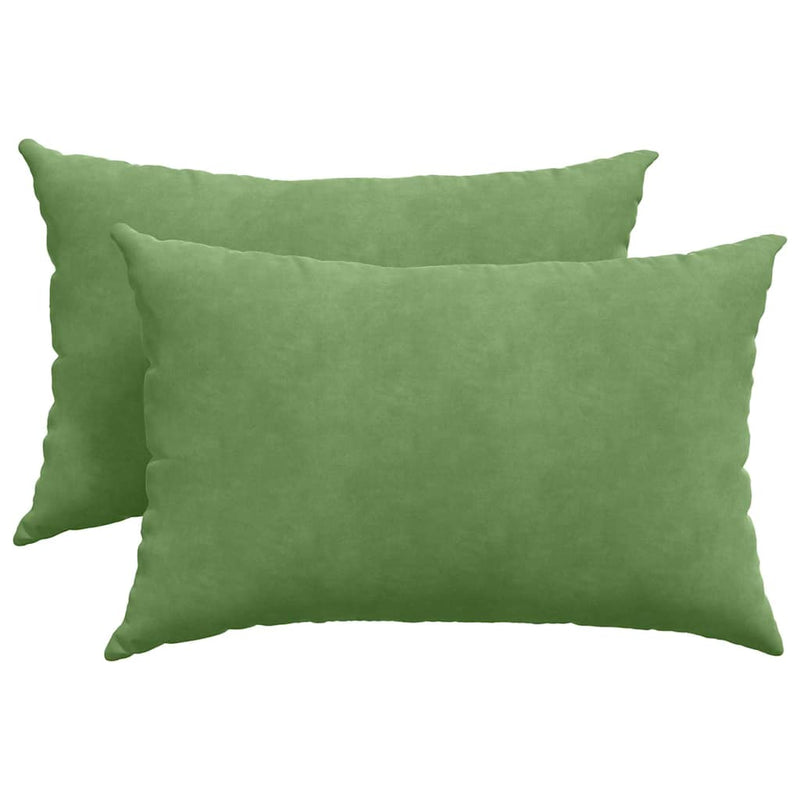 Load image into Gallery viewer, Vidaxl sofa kussens 2 stuks lichtgroen 60 x 40 cm cordstof