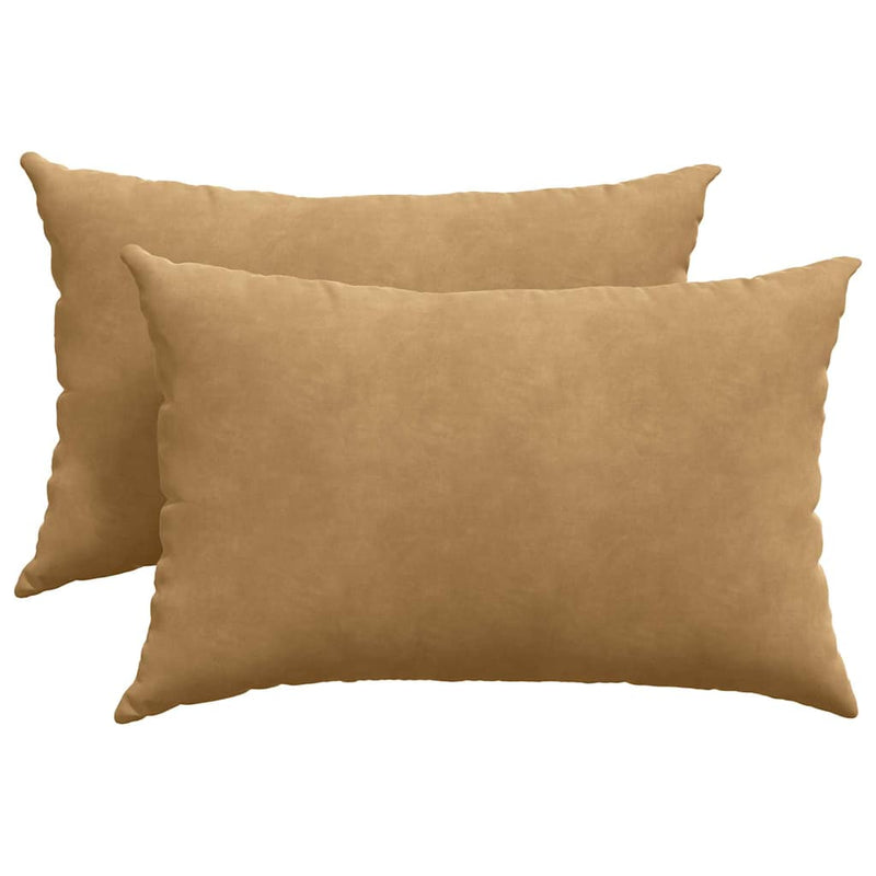 Load image into Gallery viewer, Vidaxl sofa kussens 2 stuks bruin 60 x 40 cm cordstof
