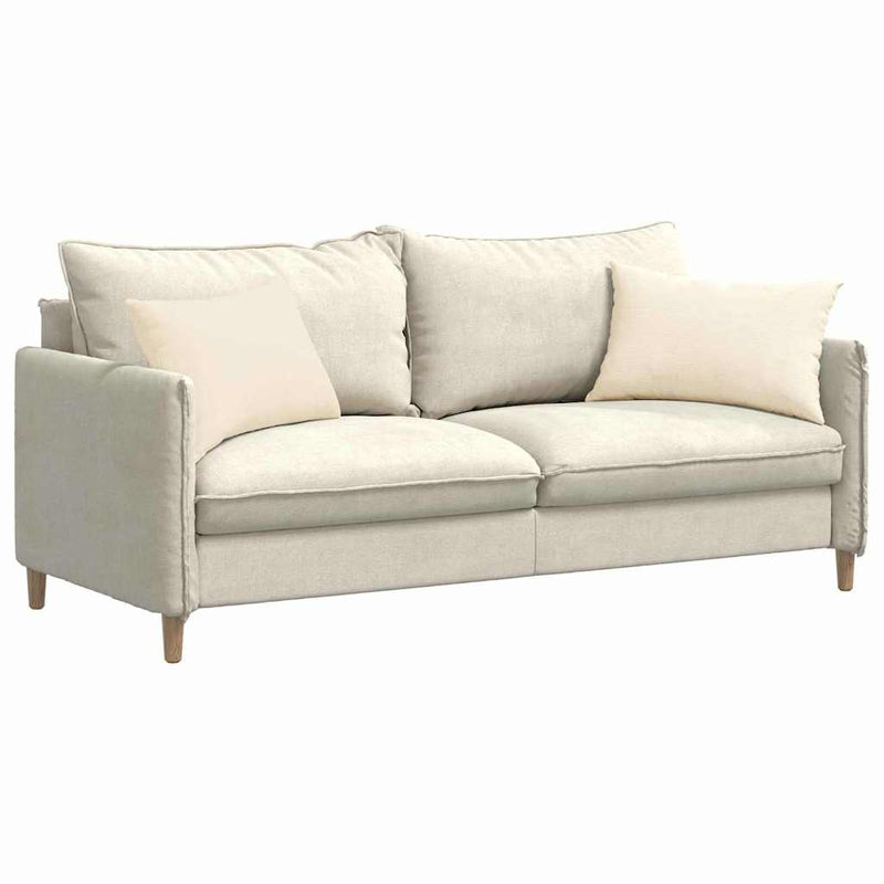 Load image into Gallery viewer, Vidaxl sofa kussens 2 stuks crème 60 x 40 cm cordstof
