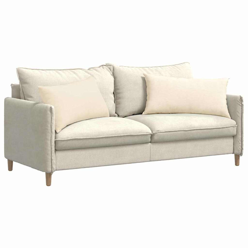 Load image into Gallery viewer, Vidaxl sofa kussens 2 stuks crème 80 x 40 cm cordstof