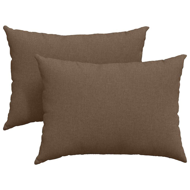Load image into Gallery viewer, Vidaxl sofa kussens 2 pcs bruin 70 x 50 cm stof