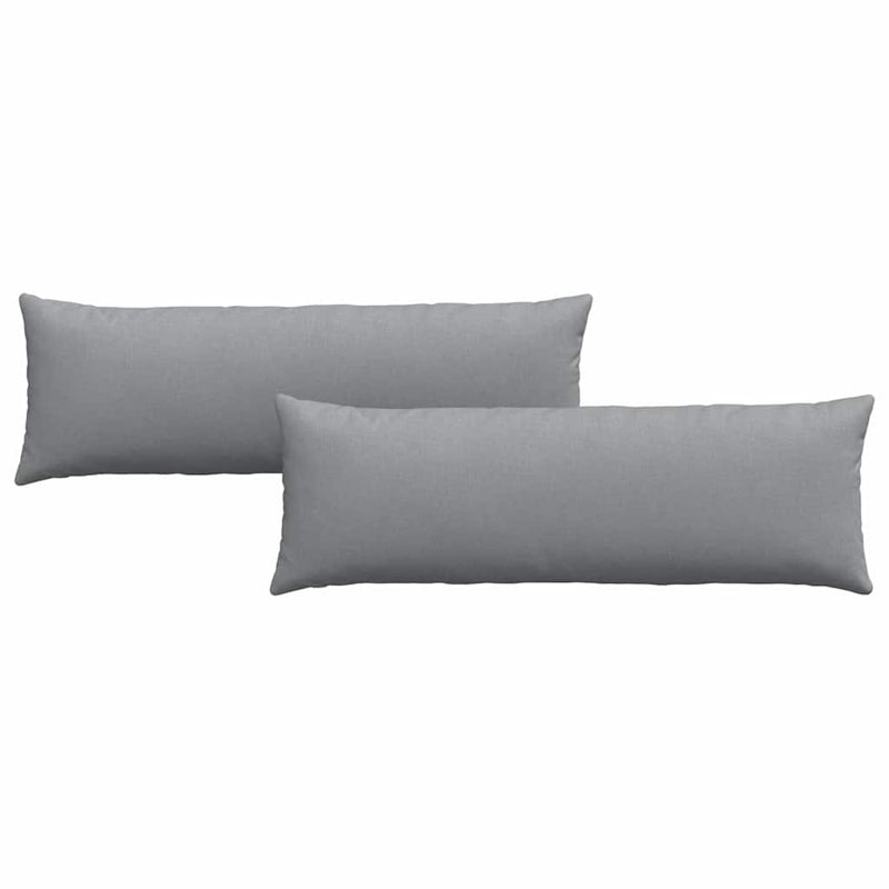 Load image into Gallery viewer, Vidaxl sofa kussens 2 pcs lichtgrijs 120 x 40 cm stof