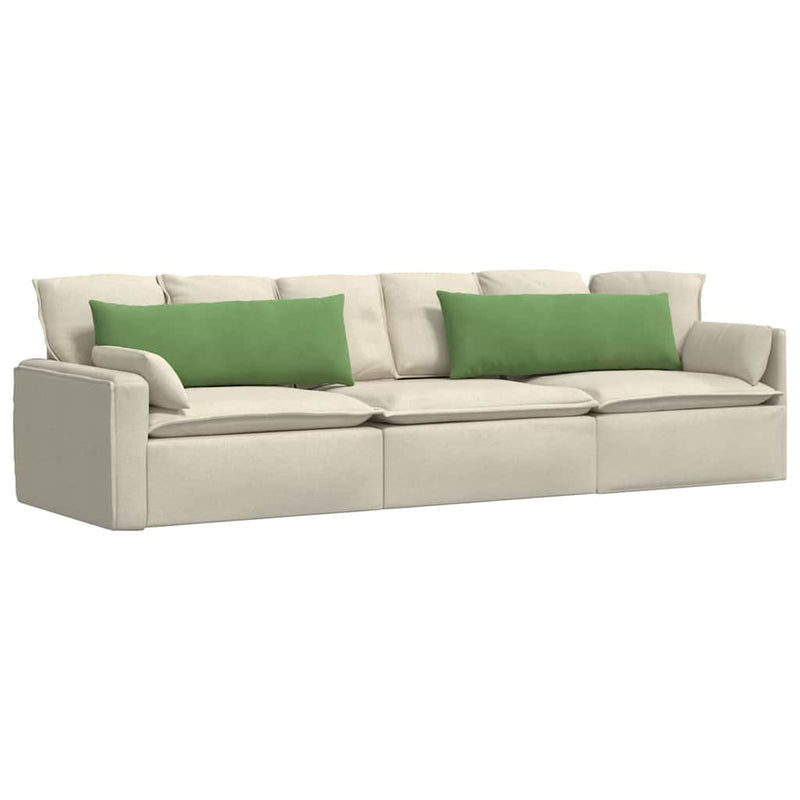 Load image into Gallery viewer, Vidaxl sofa kussens 2 stuks lichtgroen 120 x 40 cm cordstof